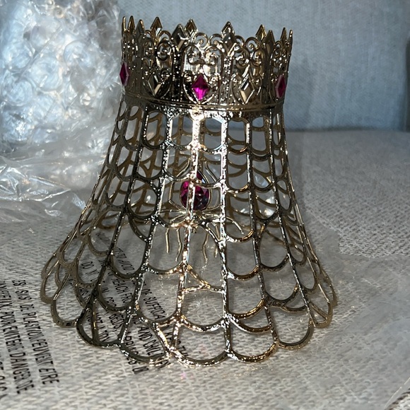 NWT Bath & Body Works Spider Web Jeweled Single Wick Candle Holder - Picture 5 of 6